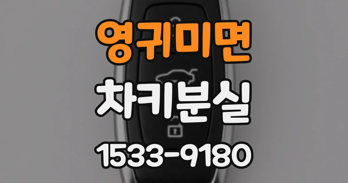 영귀미면 차키분실