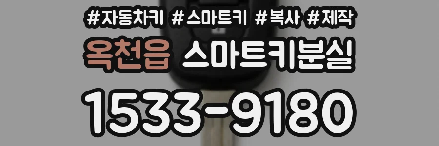 옥천읍 스마트키분실