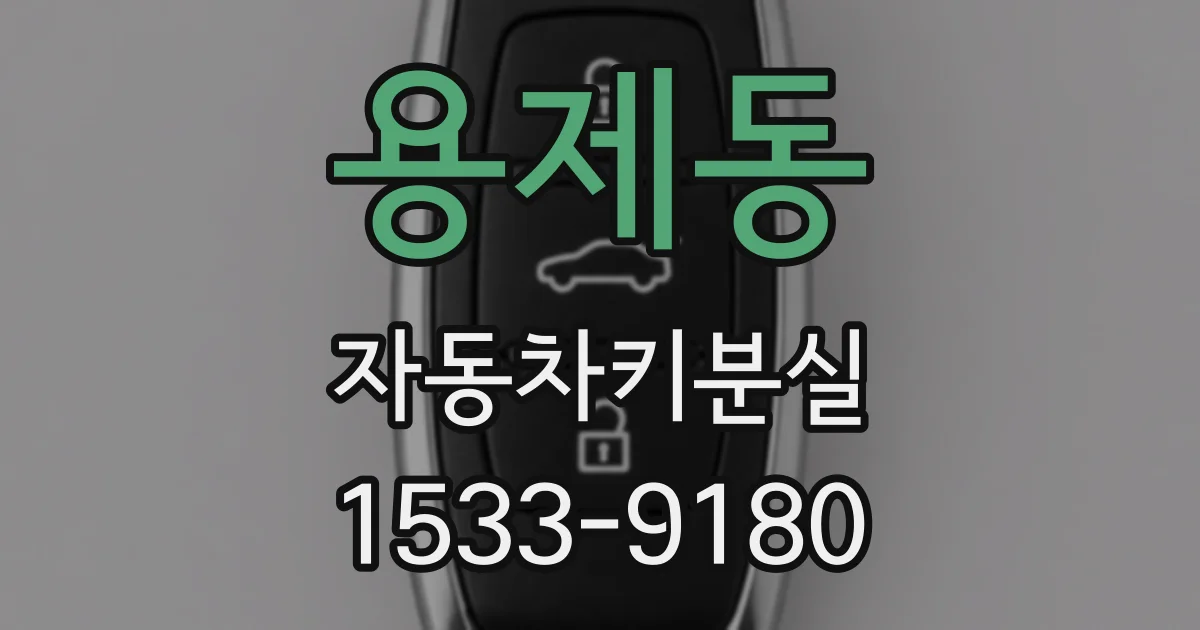 용제동 자동차키분실