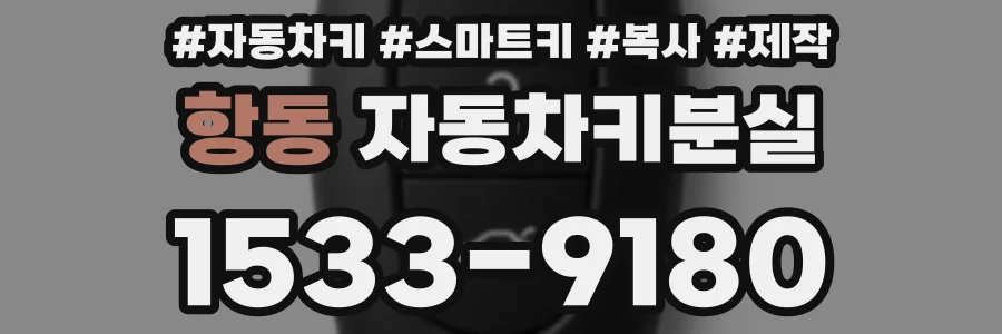 항동 자동차키분실