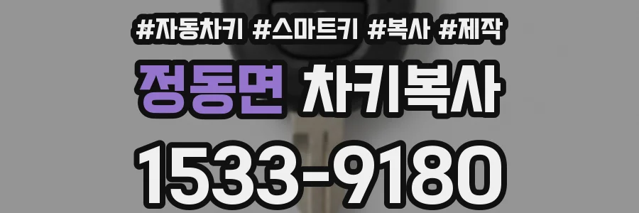 정동면 차키복사