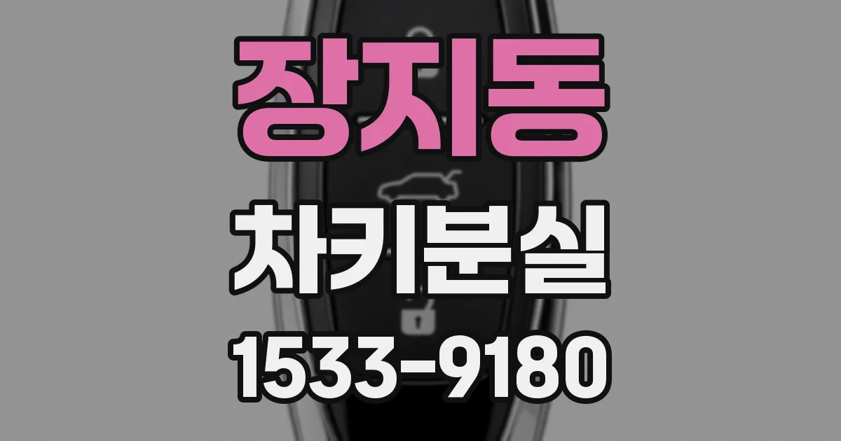 장지동 차키분실