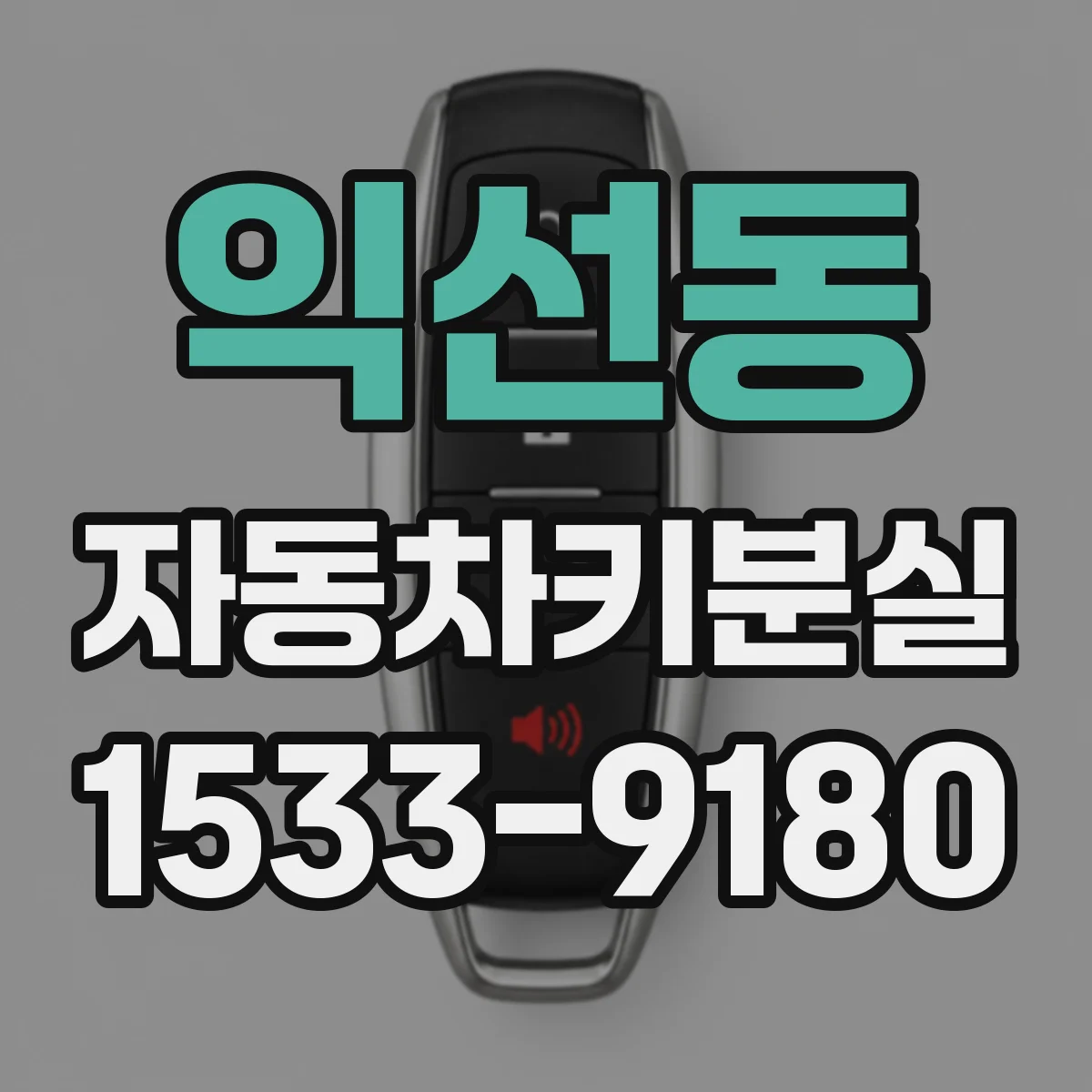 익선동 자동차키분실