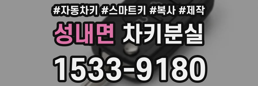 성내면 차키분실