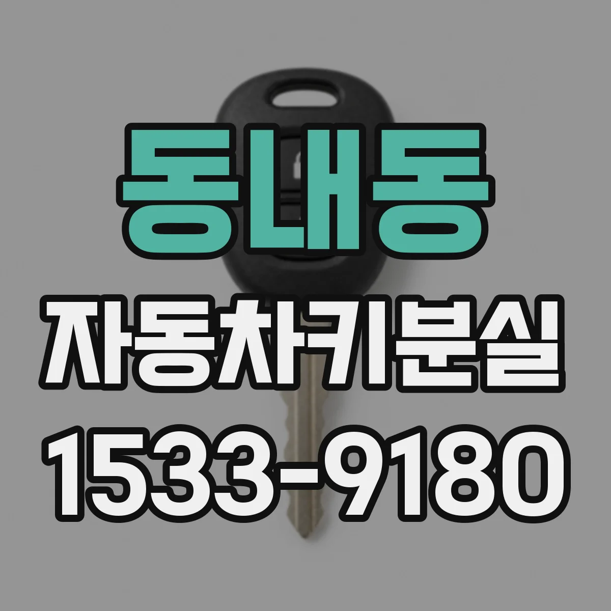 동내동 자동차키분실