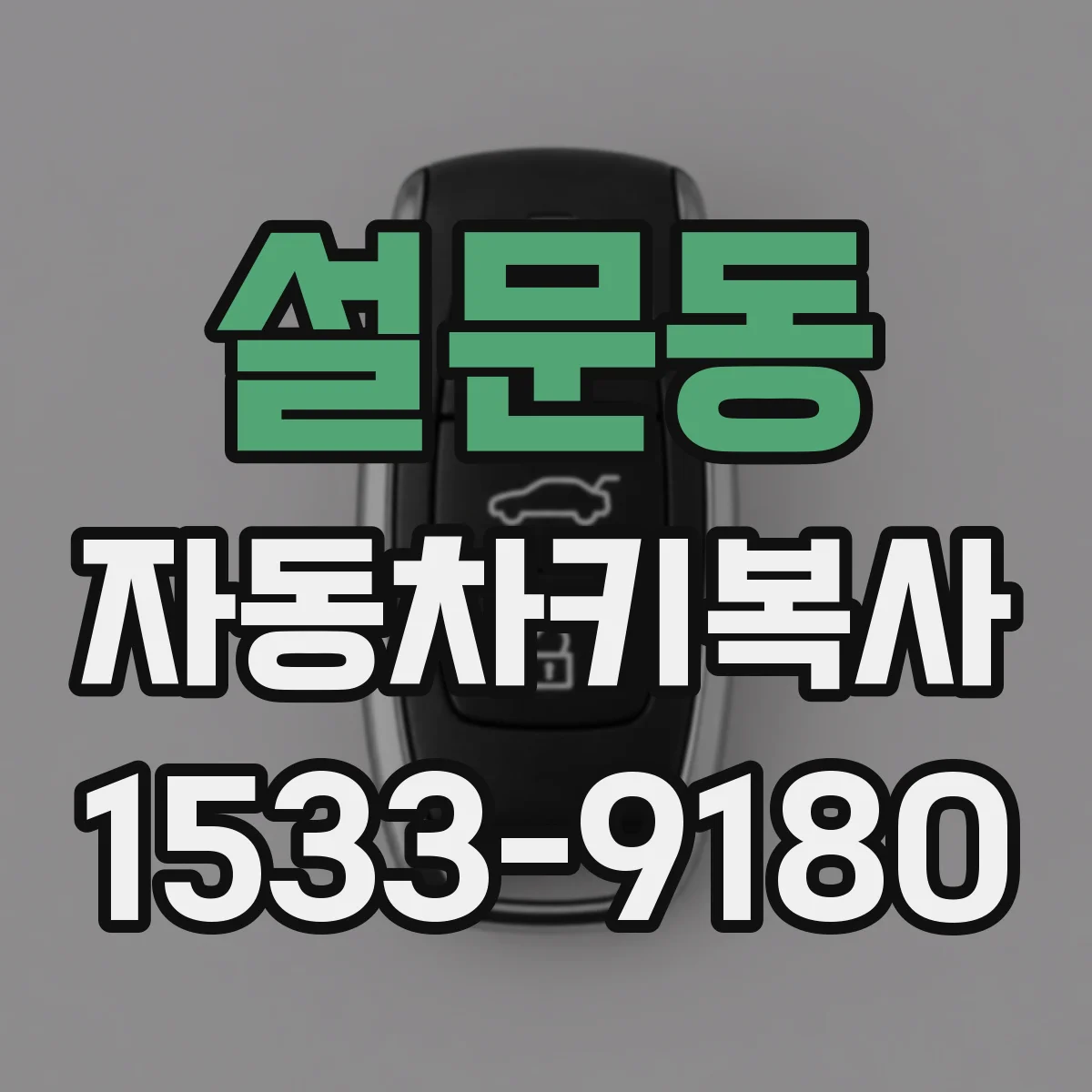 설문동 자동차키복사