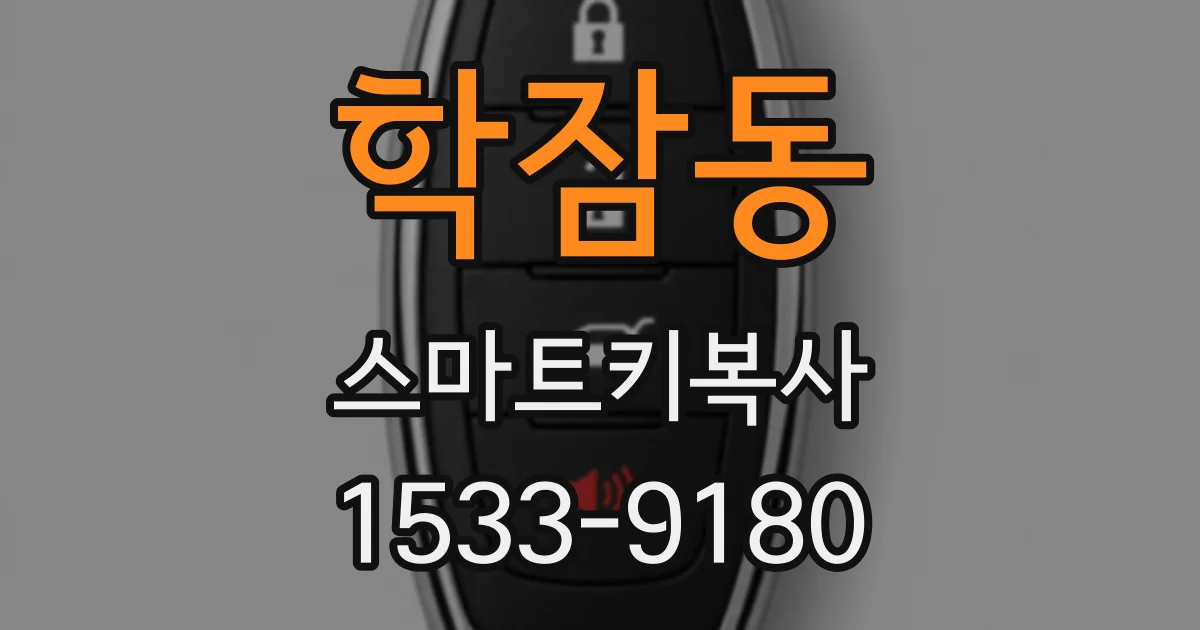 학잠동 스마트키복사