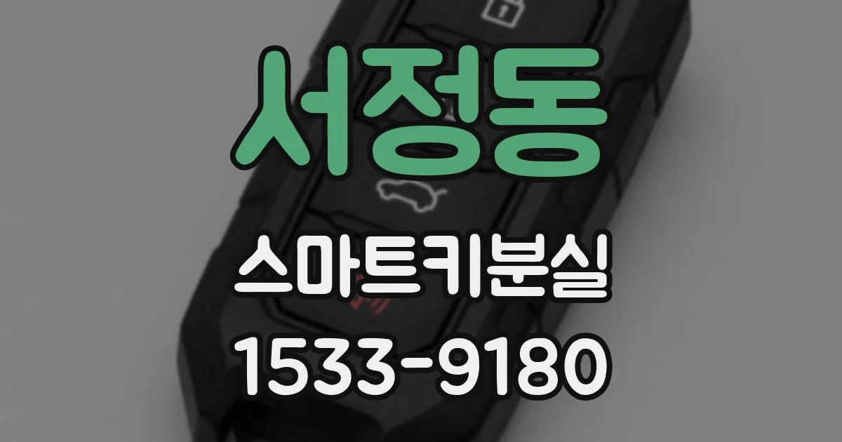 서정동 스마트키분실
