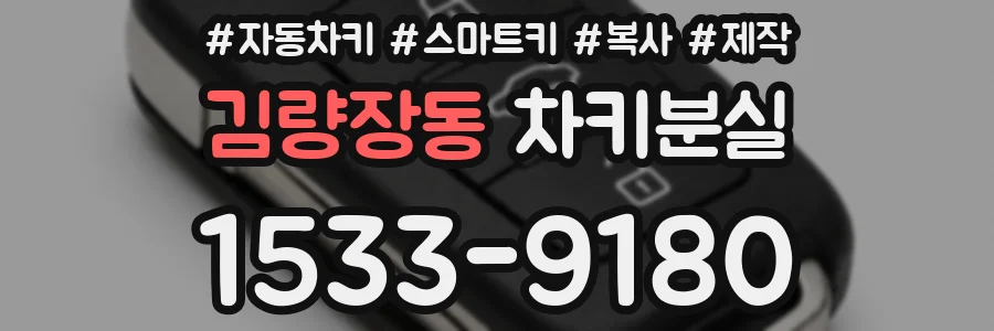 김량장동 차키분실