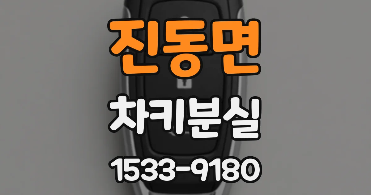 진동면 차키분실