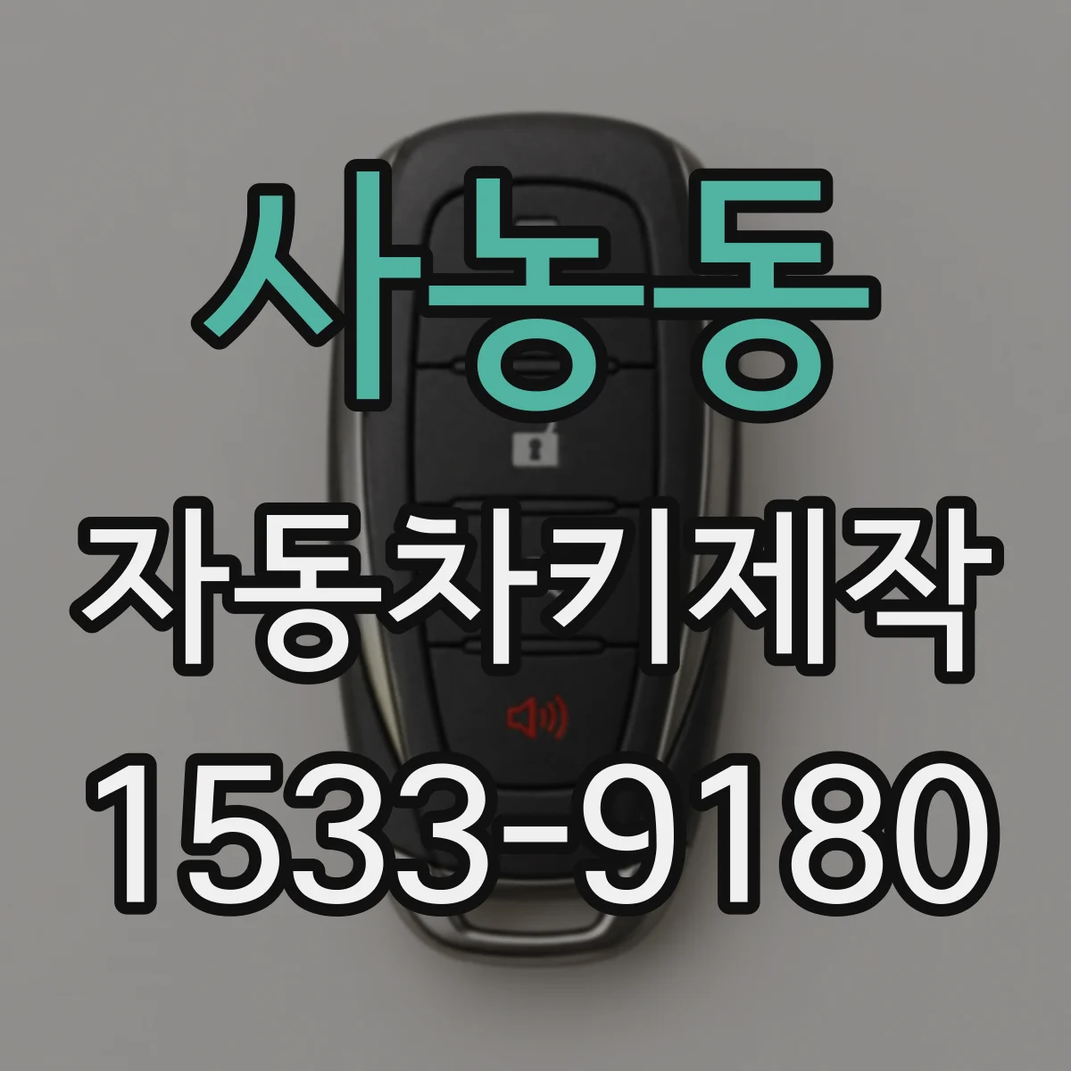 사농동 자동차키제작