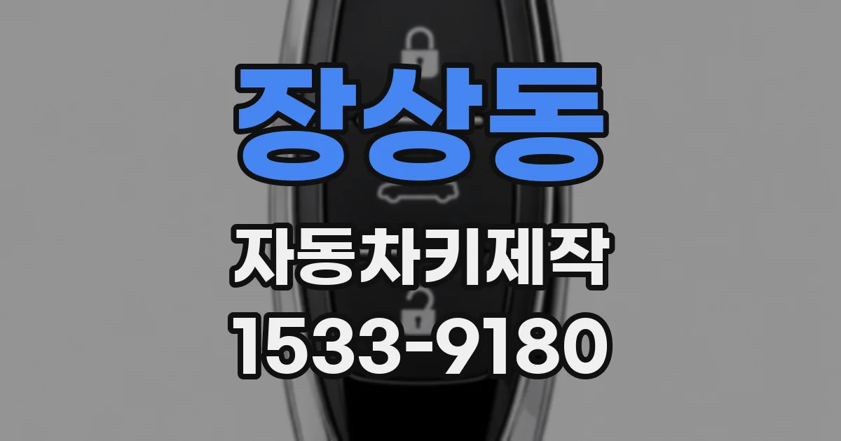 장상동 자동차키제작