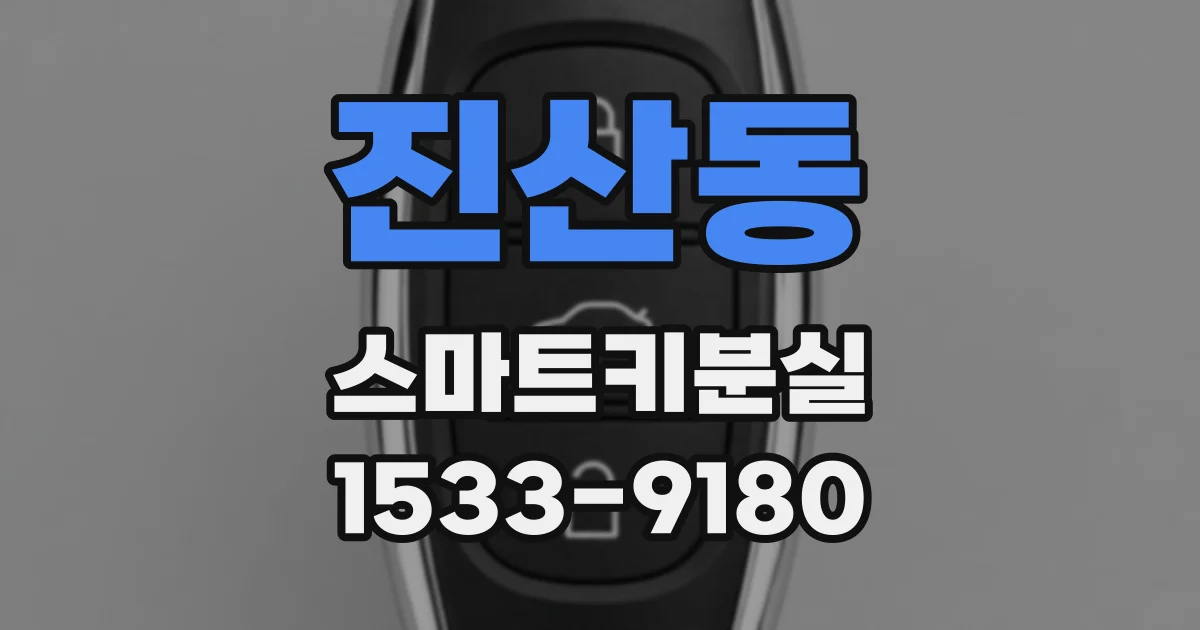 진산동 스마트키분실