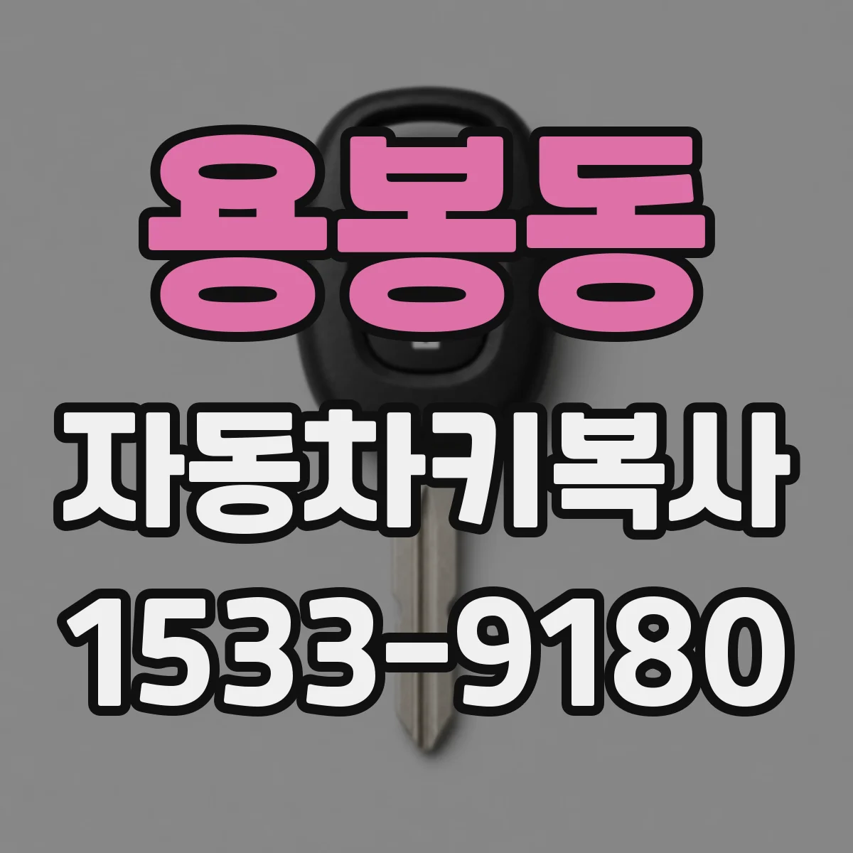 용봉동 자동차키복사