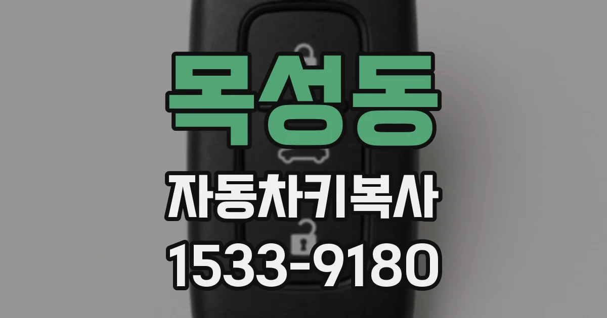 목성동 자동차키복사
