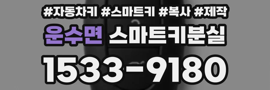 운수면 스마트키분실