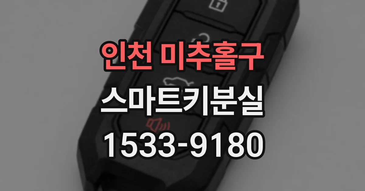인천 미추홀구 스마트키분실