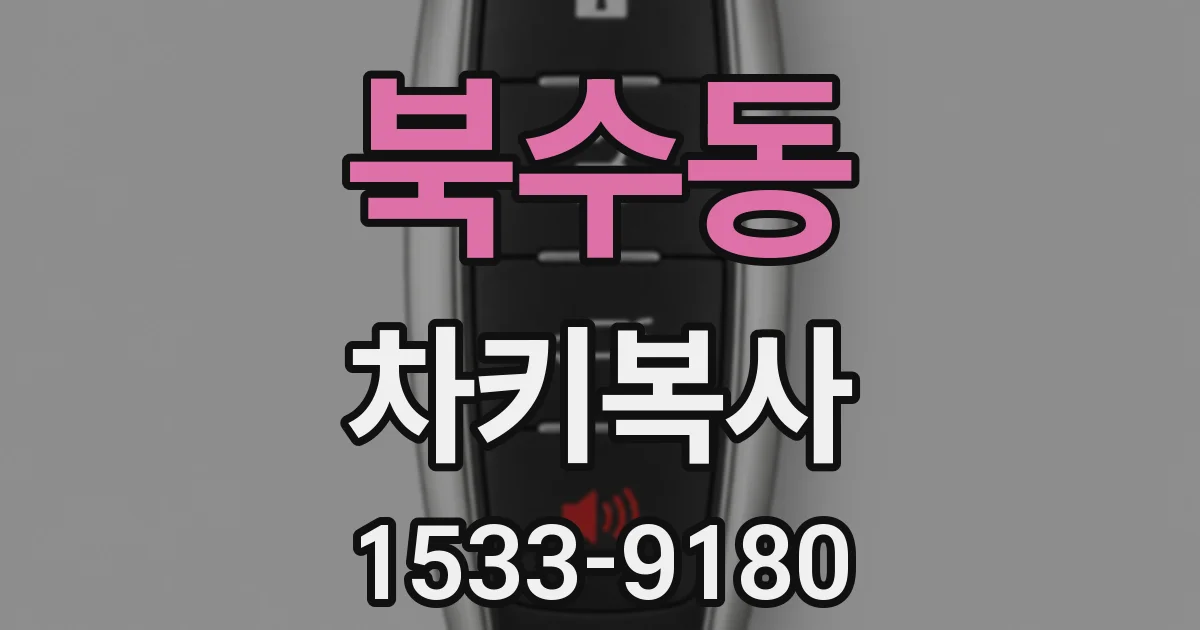 북수동 차키복사