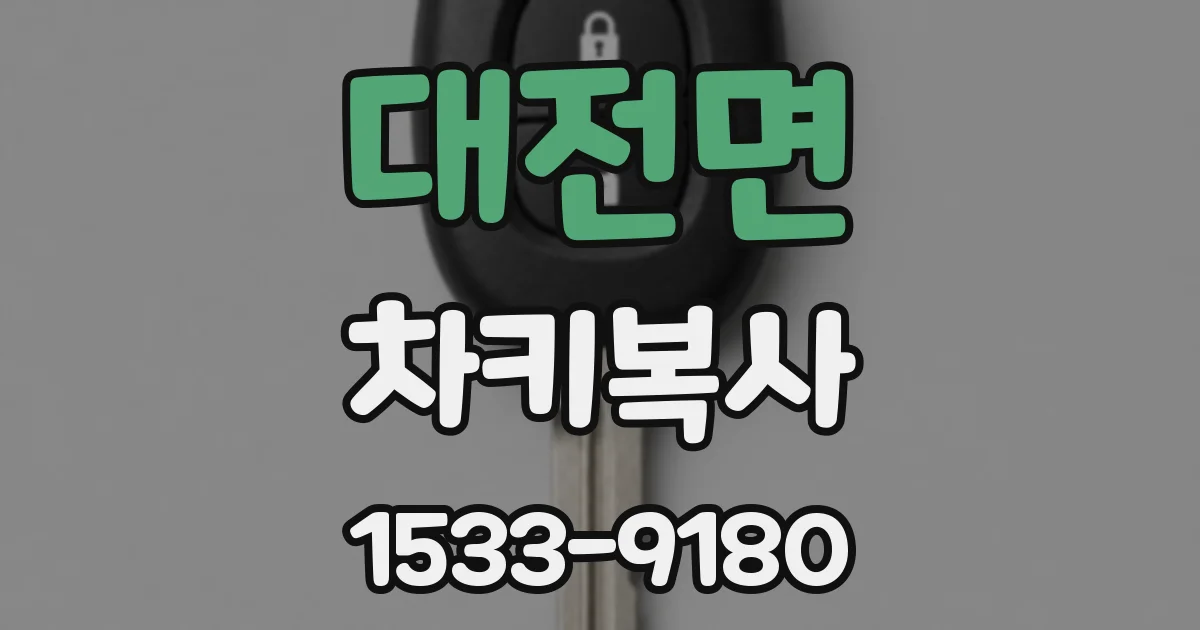 대전면 차키복사