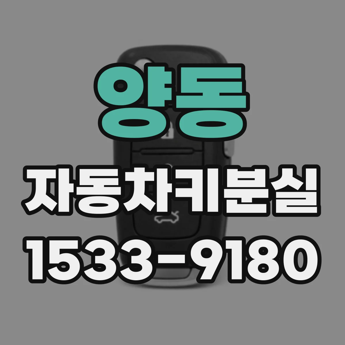 양동 자동차키분실
