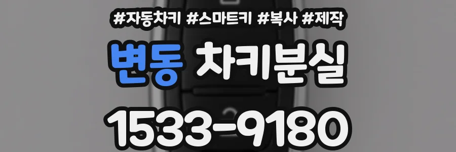 변동 차키분실