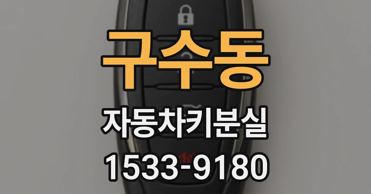 구수동 자동차키분실