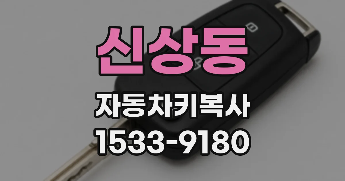 신상동 자동차키복사
