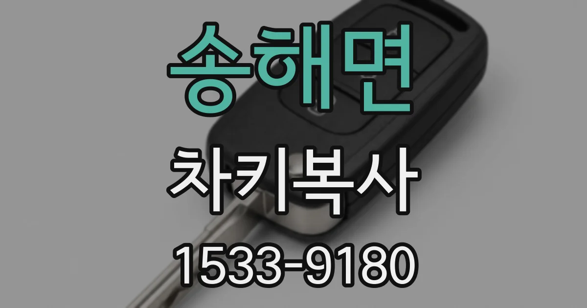 송해면 차키복사