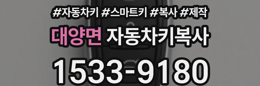 대양면 자동차키복사