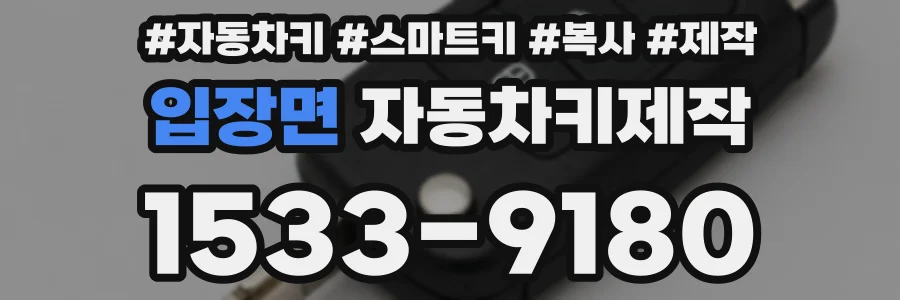 입장면 자동차키제작