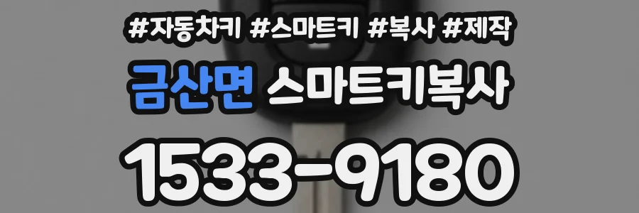 금산면 스마트키복사