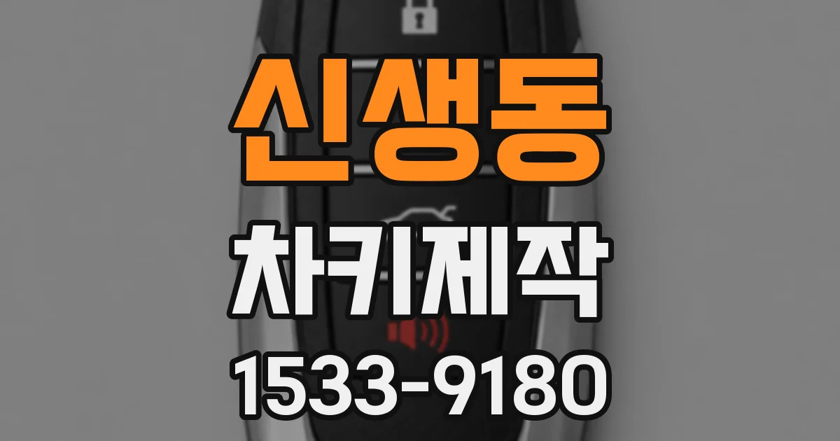신생동 차키제작