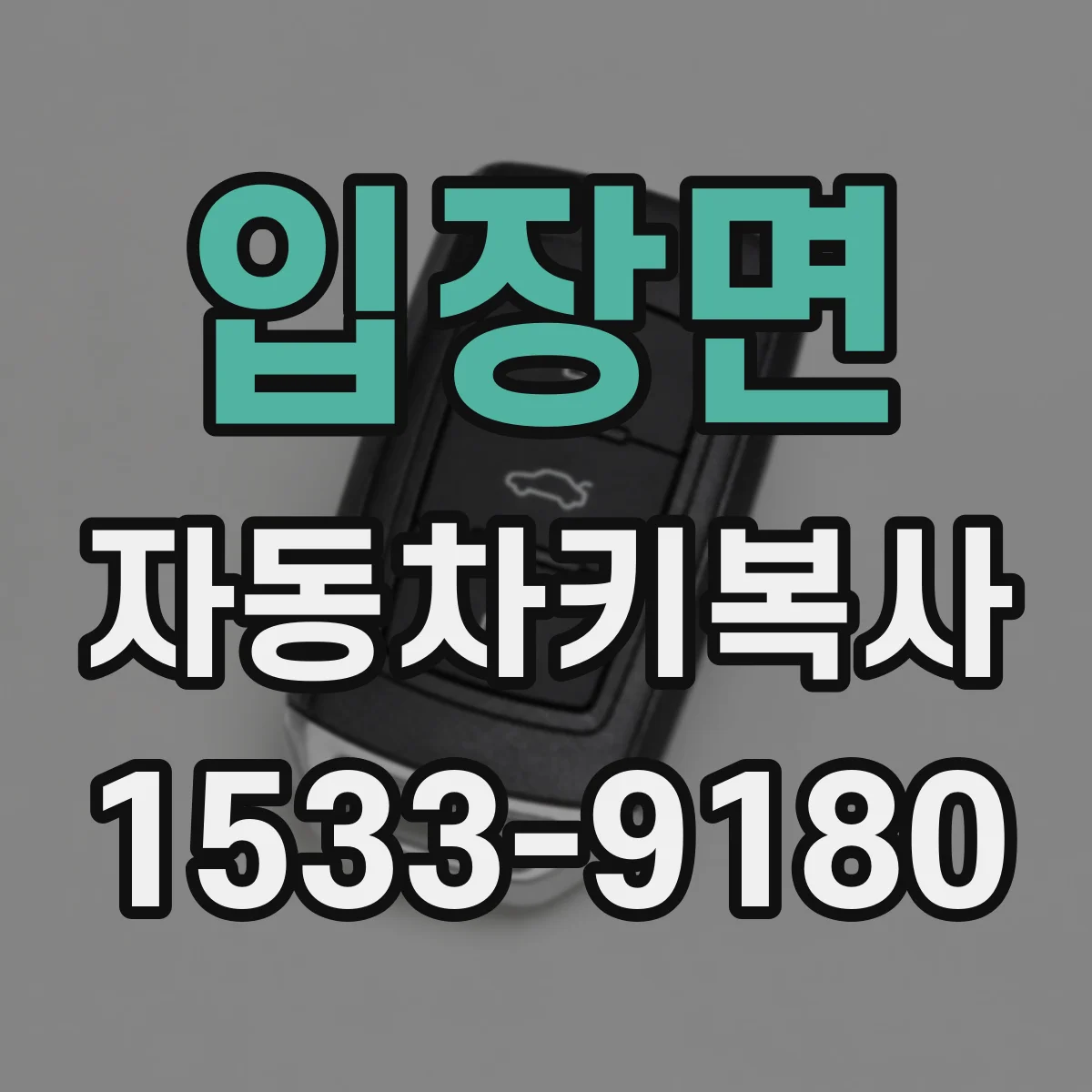 입장면 자동차키복사