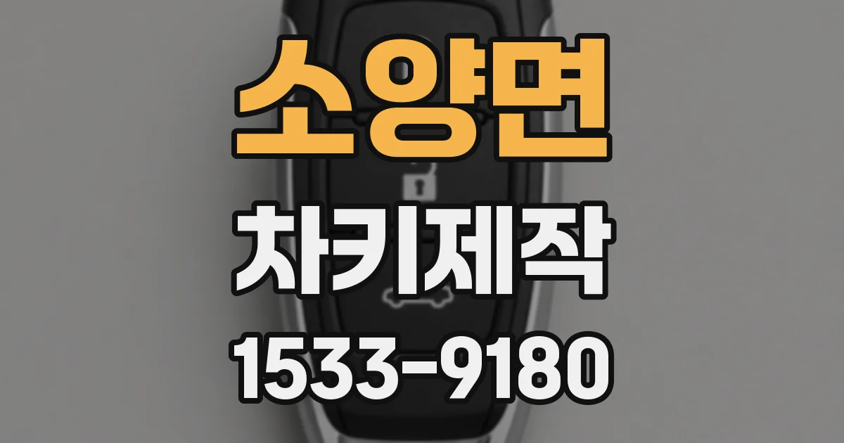 소양면 차키제작