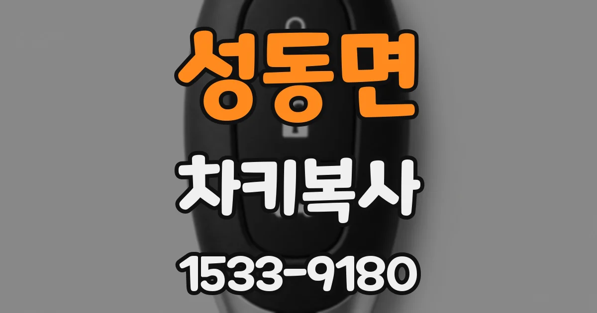 성동면 차키복사