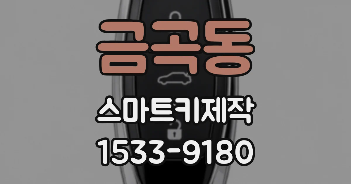 금곡동 스마트키제작