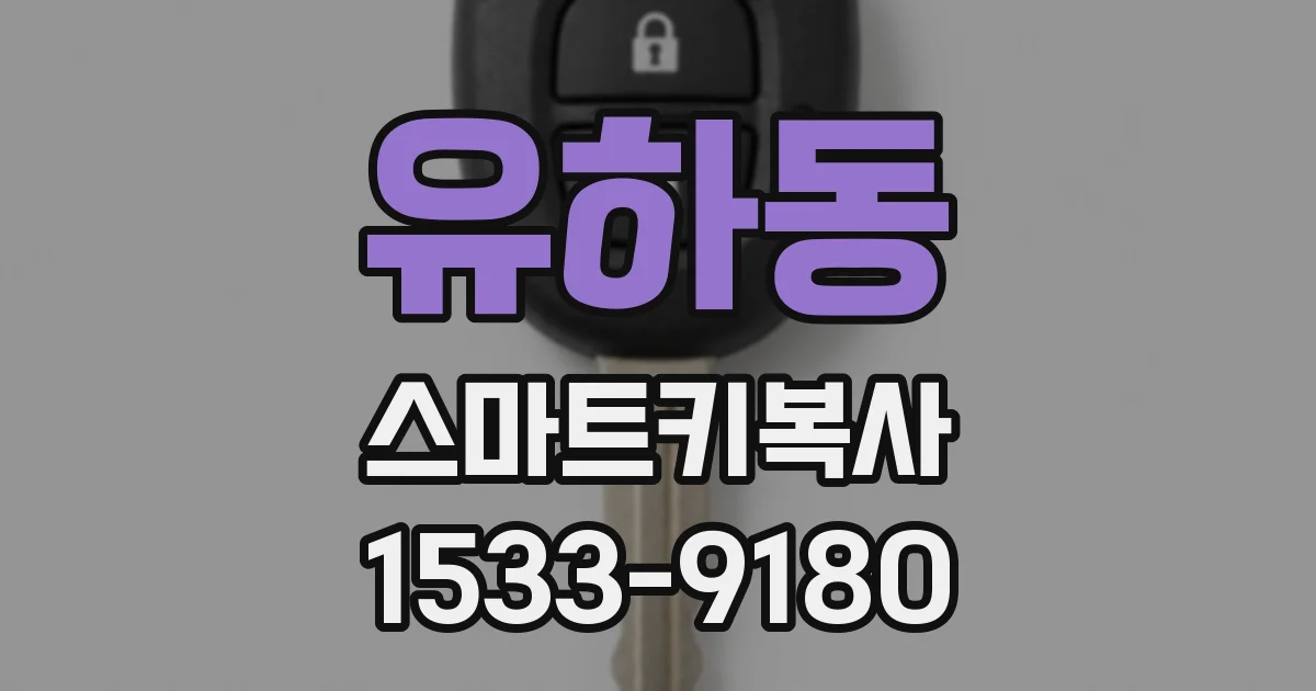 유하동 스마트키복사