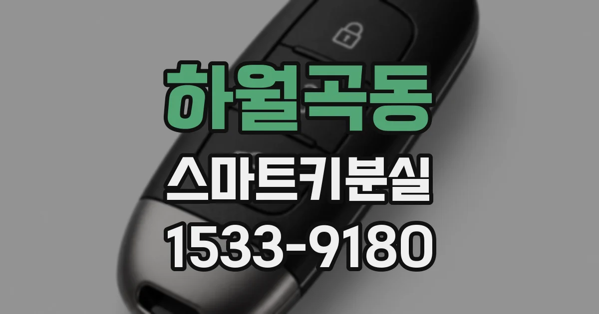 하월곡동 스마트키분실