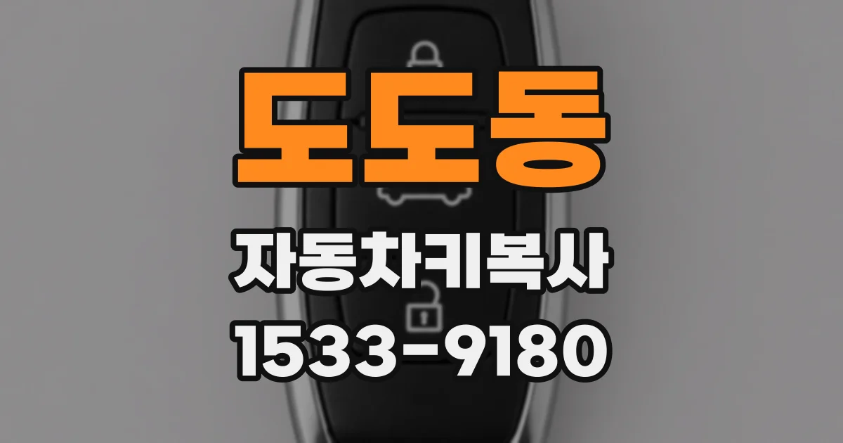 도도동 자동차키복사