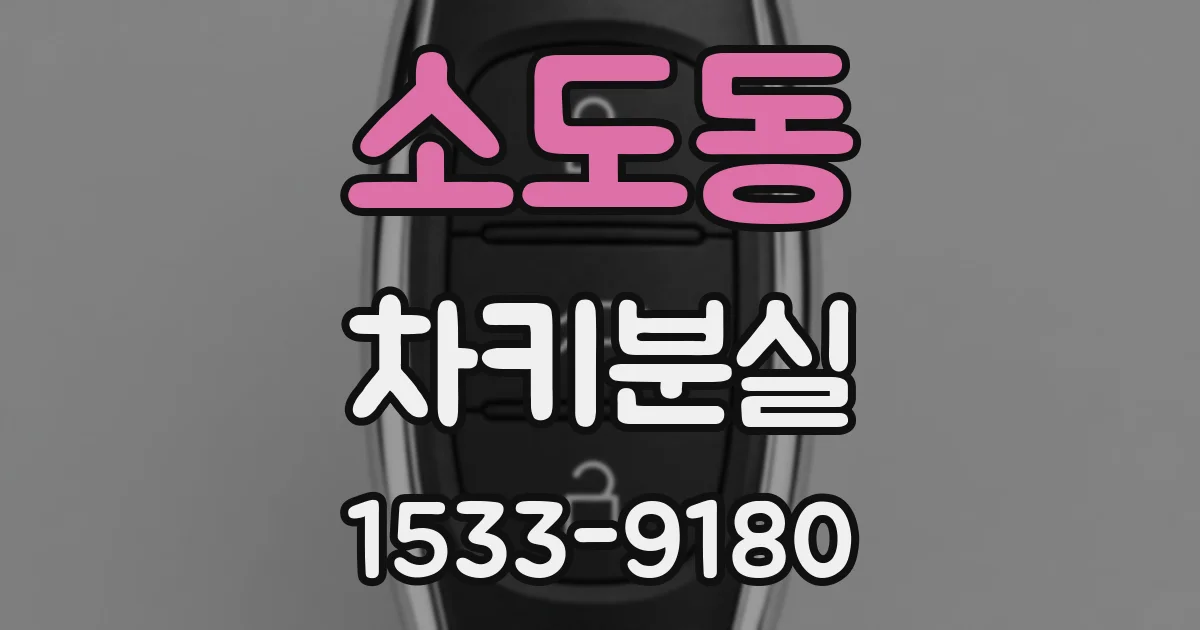 소도동 차키분실