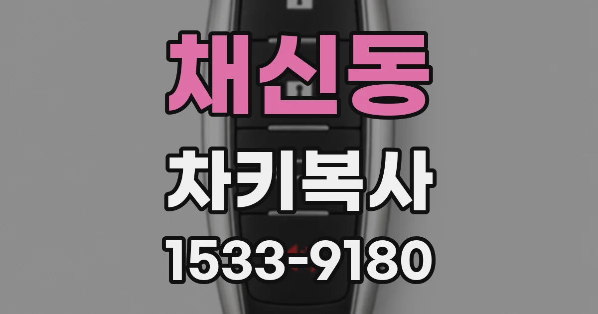 채신동 차키복사