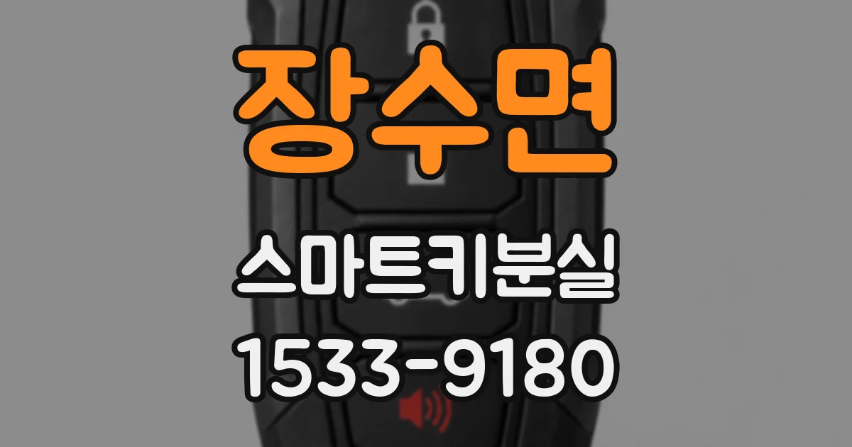 장수면 스마트키분실