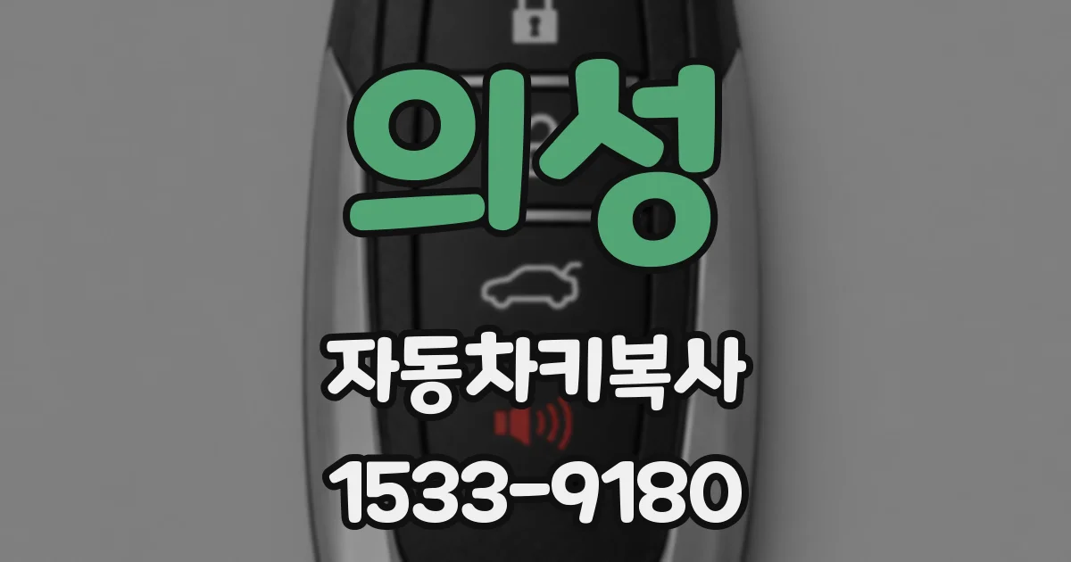 의성 자동차키복사