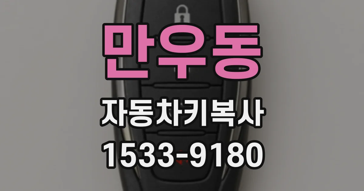 만우동 자동차키복사