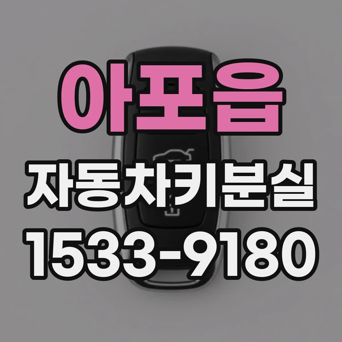 아포읍 자동차키분실