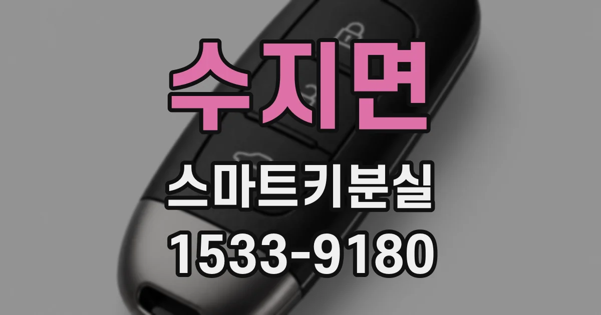 수지면 스마트키분실