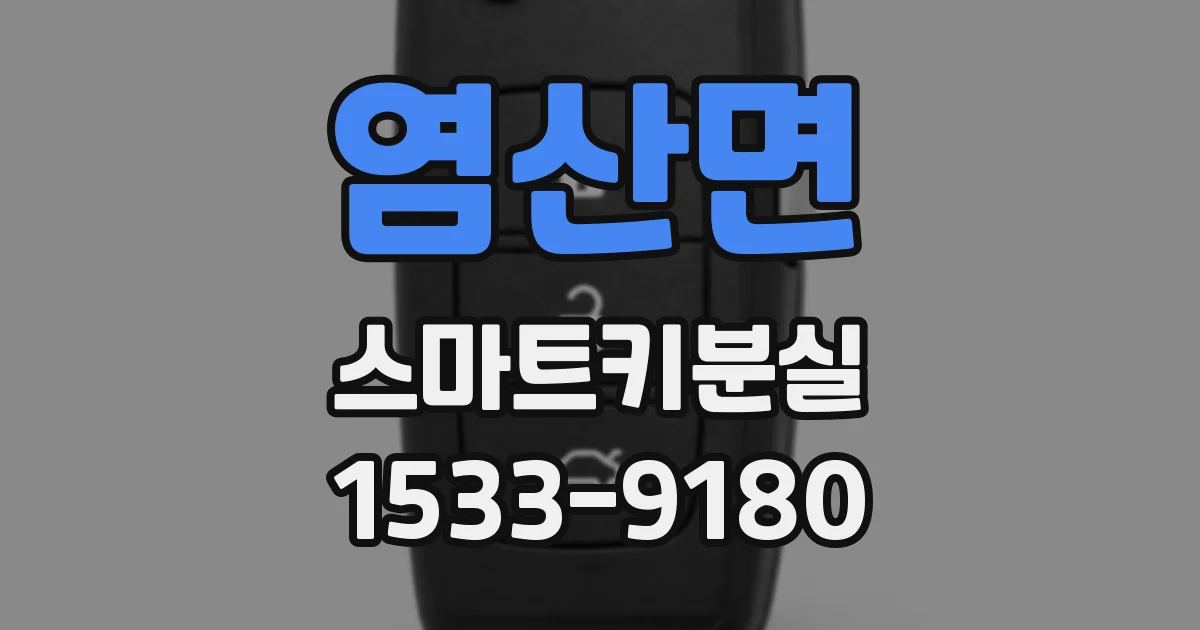 염산면 스마트키분실