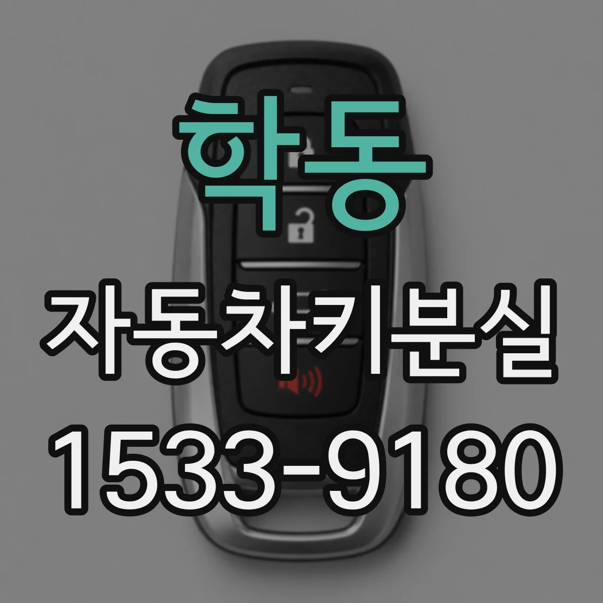 학동 자동차키분실