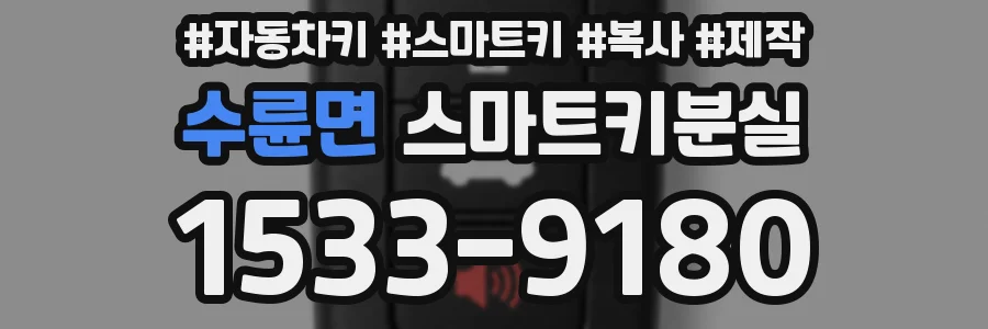 수륜면 스마트키분실