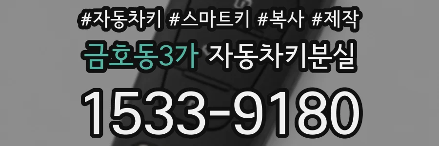 금호동3가 자동차키분실